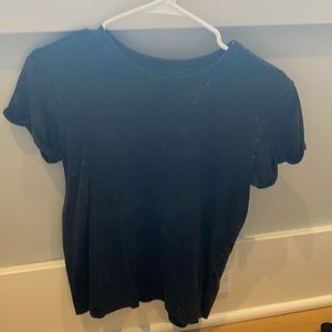 dark grey washed tee